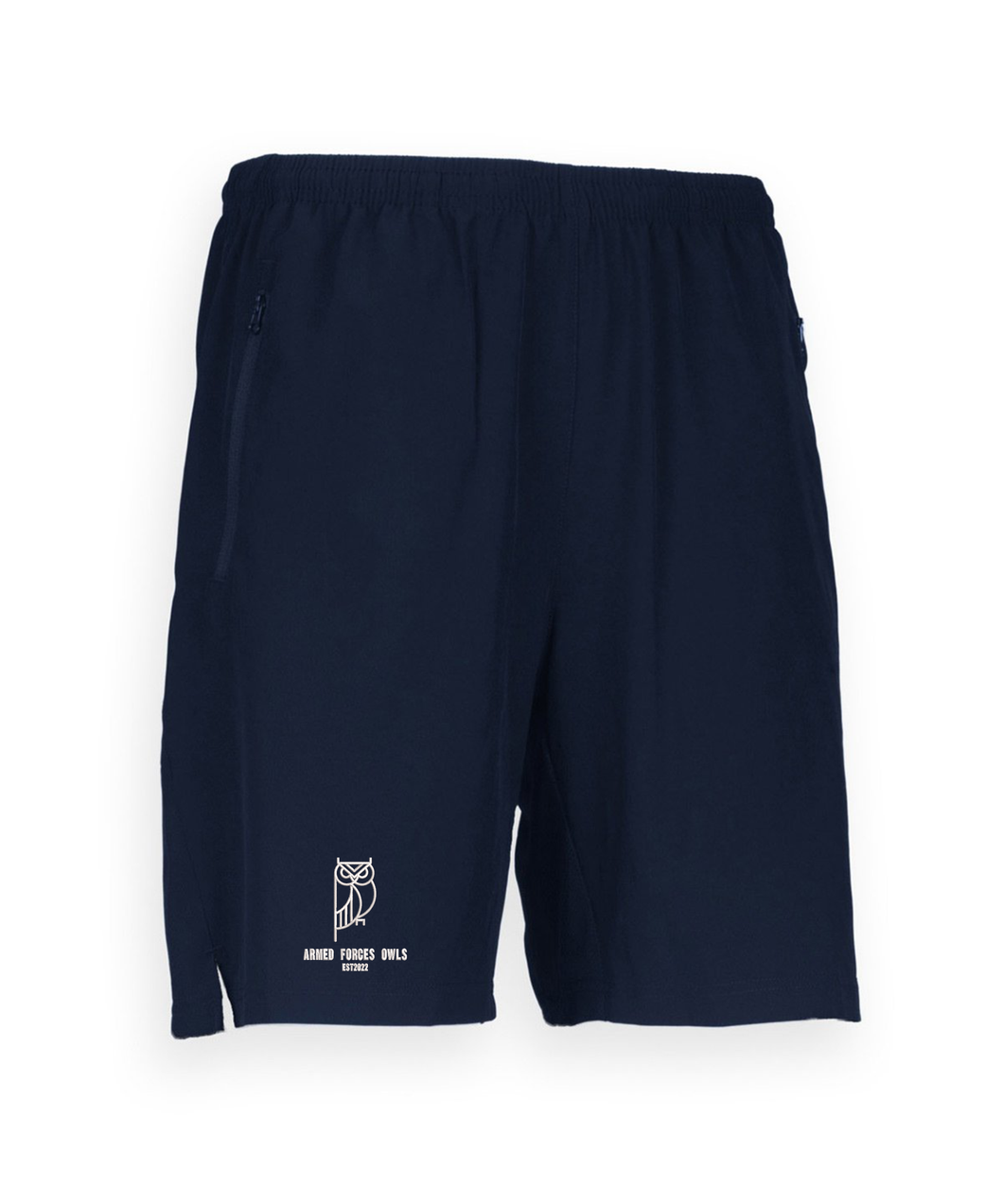 Armed Forces Owls Performance Zip Shorts