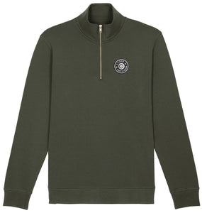 Lloyd Pattison Official 1/4 Zip Sweatshirt - Khaki