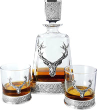 Load image into Gallery viewer, REGAL STAG PEWTER DECANTER 600ML