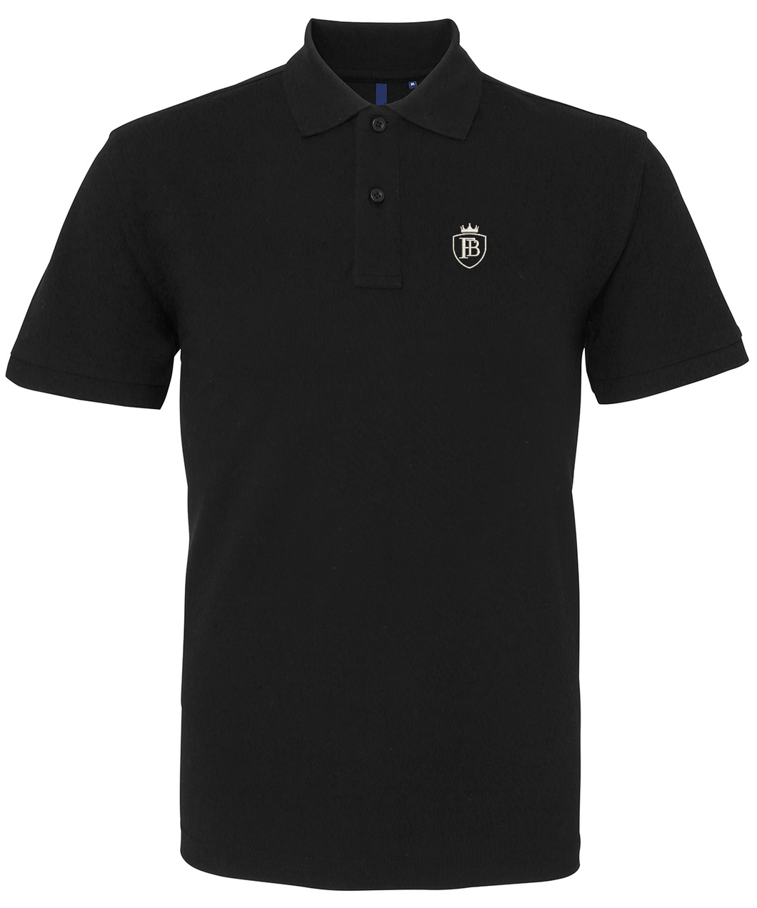 Mens Fullboreuk Crest Polo - Black