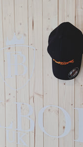 Black & Orange Flexfit Cap