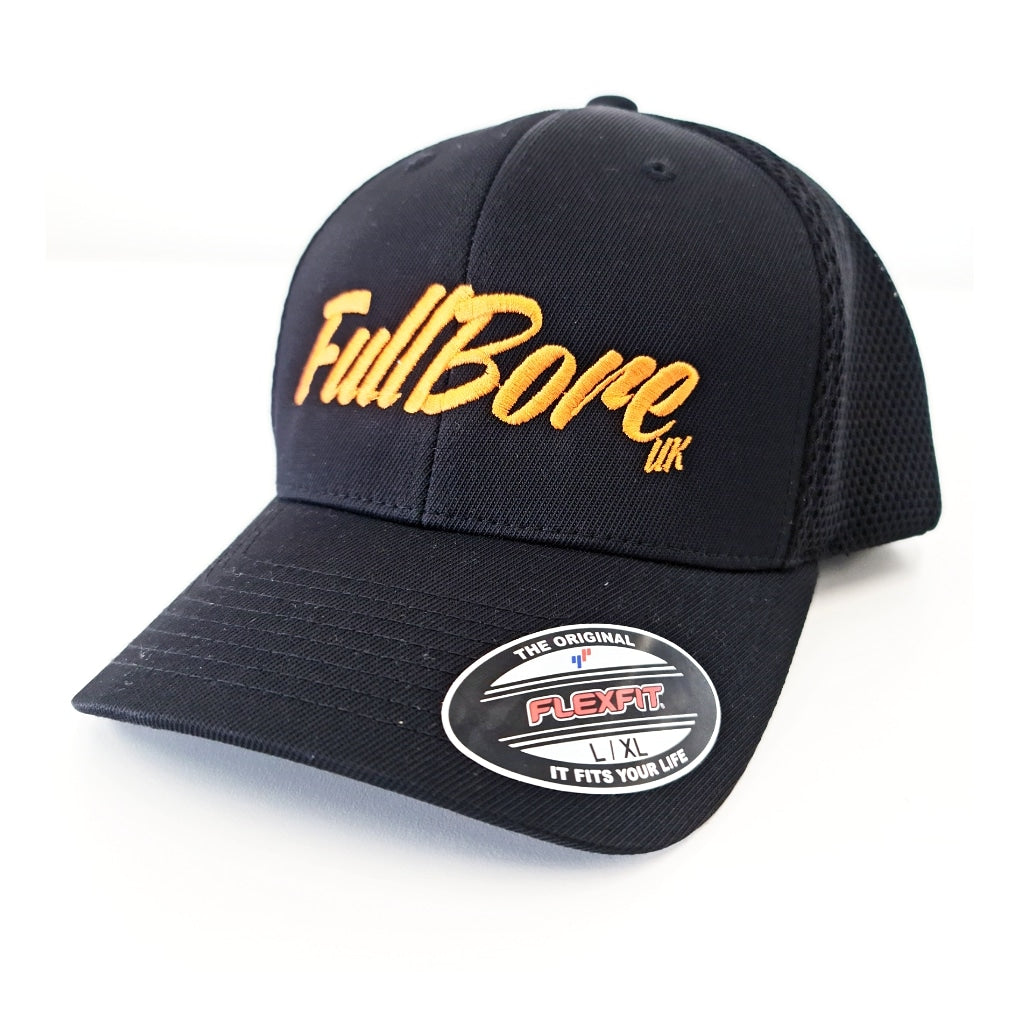 Black & Orange Flexfit Cap
