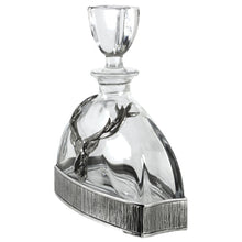 Load image into Gallery viewer, Majestic Stag Crystal + Pewter Whisky Decanter