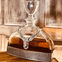 Load image into Gallery viewer, Majestic Stag Crystal + Pewter Whisky Decanter