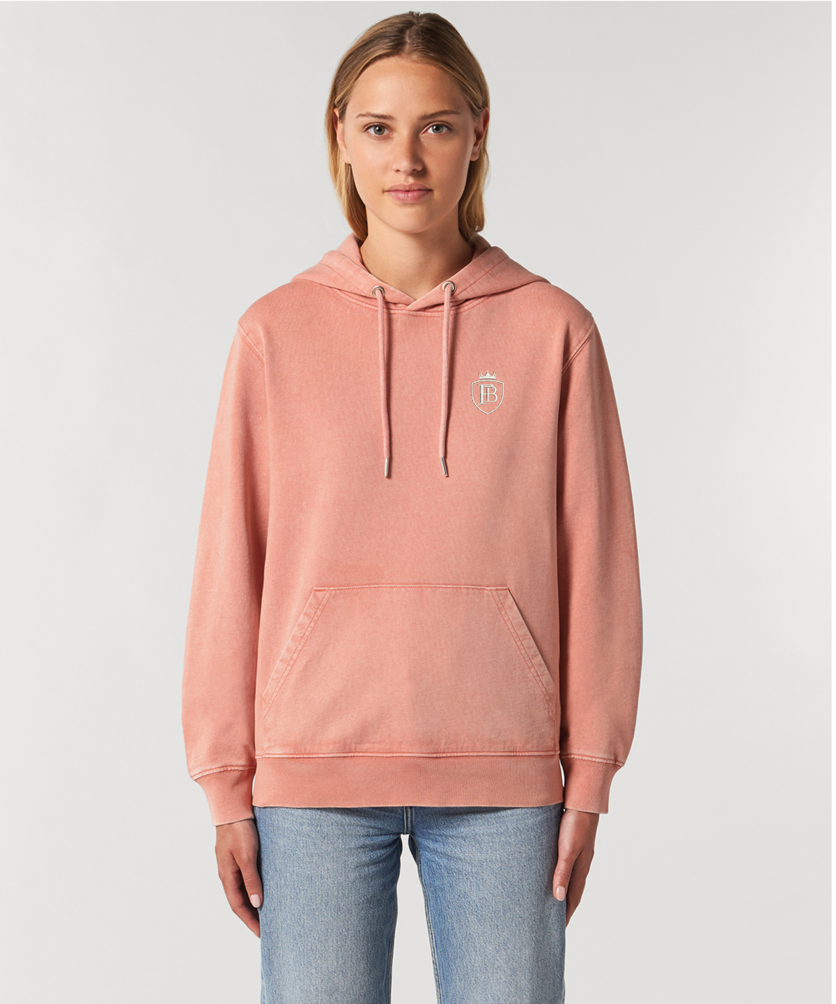 Champion hoodie top rose women's