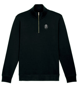 Fullbore Bickleigh 1/4 Zip Sweatshirt - Black